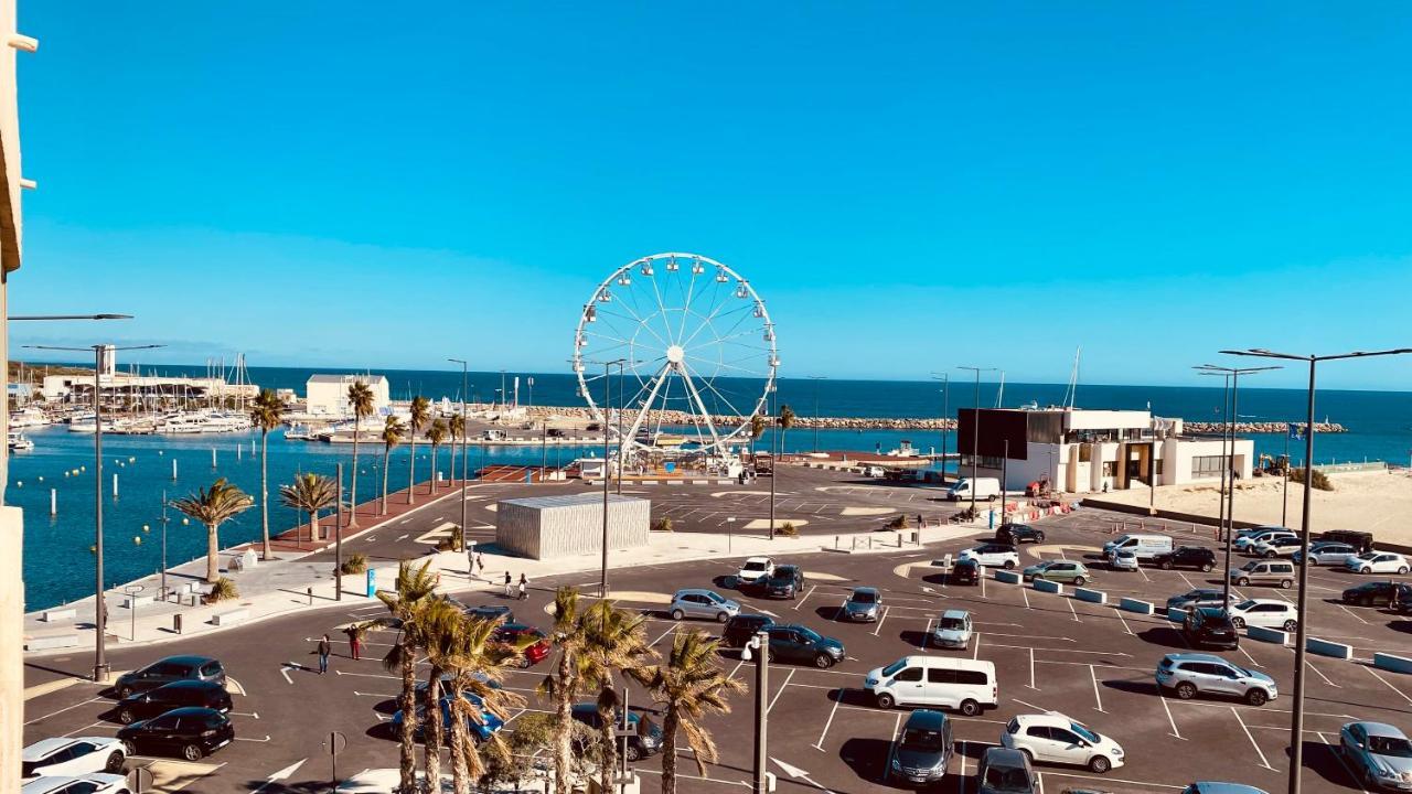 "Chill" Magnifique Vue Sur La Mer Et Le Port Au Coeur De La Ville En Premiere Ligne Canet-en-Roussillon Dış mekan fotoğraf