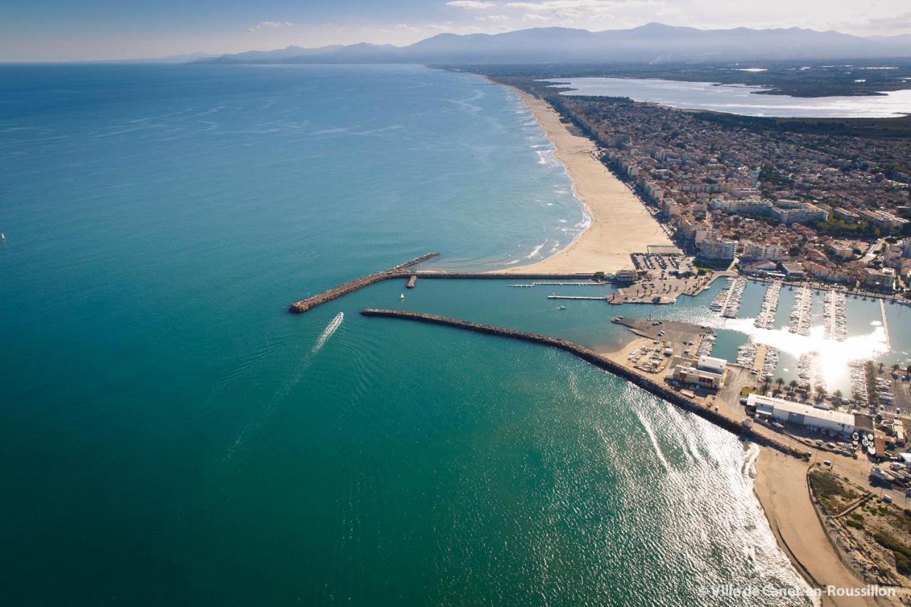 "Chill" Magnifique Vue Sur La Mer Et Le Port Au Coeur De La Ville En Premiere Ligne Canet-en-Roussillon Dış mekan fotoğraf